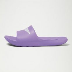 Klapki basenowe damskie Speedo Slide. Białe klapki Speedo, bez wzorów, sportowe, bez obcasa, bez zapięcia. Za 212.28 zł.