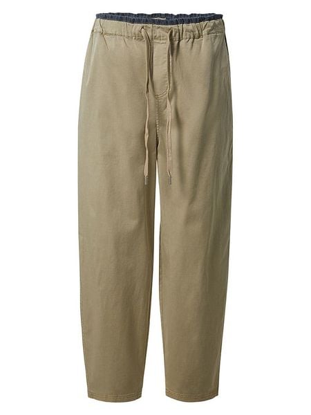 Timezone Spodnie "Lou" w kolorze khaki rozmiar: L. Brązowe spodnie materiałowe Timezone, bez wzorów, z materiału, z podwyższonym stanem. Za 149.95 zł.