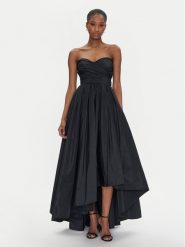 PINKO Sukienka wieczorowa 104937 Y3LE Czarny Regular Fit. Czarne sukienki Pinko, bez wzorów, z syntetyku, wizytowe, bez kołnierzyka, bez ramiączek. Za 1,889.00 zł.