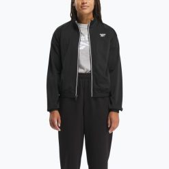 Kurtka Reebok Athlete Hype. Czarne kurtki REEBOK FITNESS, xs, bez wzorów, bez kaptura. Za 189.99 zł.