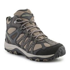 Buty Merrell Accentor 3 Sport Mid Gtx J135503 szare. Szare buty trekkingowe z gore-texu, bez zapięcia. Za 769.83 zł.
