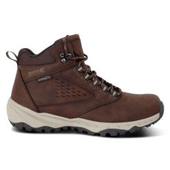 Damskie wodoodporne buty turystyczne Amble. Brązowe buty trekkingowe Regatta, bez zapięcia. Za 220.64 zł.