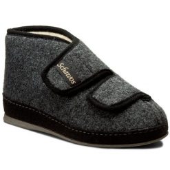 Kapcie Schawos. Szare kapcie Schawos, bez wzorów. Za 139.99 zł.
