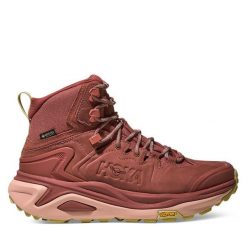 Trekkingi Hoka. Czerwone buty sportowe lifestyle HOKA, bez zapięcia. Za 1,049.00 zł.