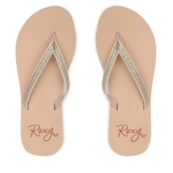 Japonki Roxy. Żółte japonki Roxy, bez wzorów, sportowe. Za 79.99 zł.