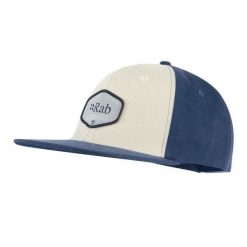 Czapka z daszkiem bawełniana Rab Axion Badge Cap. Niebieskie czapki z daszkiem RAB, na zimę, bez wzorów, z bawełny. Za 124.99 zł.