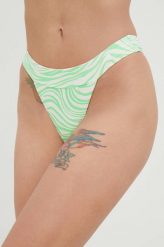 Billabong figi kąpielowe kolor zielony. Zielone bikini Billabong, bez wzorów. Za 219.99 zł.