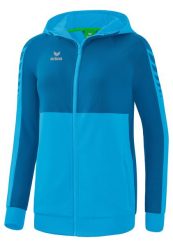 Damska bluza treningowa z kapturem Erima Six Wings. Fioletowe bluzy z kapturem Erima, bez wzorów, z bawełny, z kapturem, do piłki ręcznej. Za 244.65 zł.