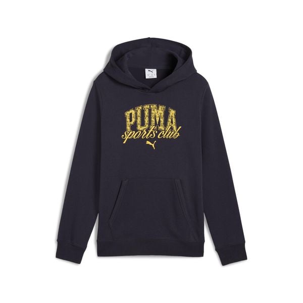 Młodzieżowa bluza z kapturem PUMA Class PUMA New Navy Blue. Niebieskia bluzy Puma, m, bez wzorów, młodzieżowe, bez ramiączek, z kapturem. Za 247.50 zł.