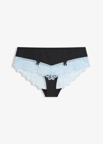 Figi panty. Szare figi bonprix, bez wzorów, z bawełny. Za 44.99 zł.