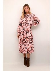 Cream Sukienka "Elena" w kolorze czarno-jasnoróżowym rozmiar: 34. Różowe sukienki Cream, na co dzień, bez wzorów, z wiskozy, bez kołnierzyka, bez ramiączek, midi, proste. Za 127.95 zł.
