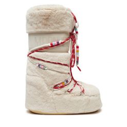 Śniegowce Moon Boot. Brązowe śniegowce Moon Boot, bez wzorów, bez zapięcia. Za 2,049.00 zł.