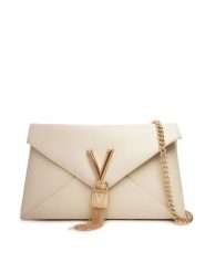 Valentino Torebka Stella VBS9AK17 Écru. Kopertówki Valentino, bez wzorów, ze skóry, wizytowe, bez dodatków. Za 389.99 zł.
