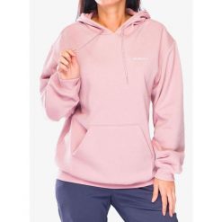 Bluza z kapturem damska Columbia Aldermore Hoodie. Czerwone bluzy Columbia, bez wzorów, sportowe, bez ramiączek, z kapturem. Za 183.69 zł.