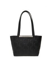 KARL LAGERFELD Torebka A2W30026 Czarny. Czarne shopper bag KARL LAGERFELD, bez wzorów, ze skóry, bez dodatków. Za 699.99 zł.