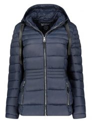 Geographical Norway Kurtka pikowana w kolorze granatowym rozmiar: L. Niebieskie kurtki Geographical Norway, l, bez wzorów, bez kaptura. Za 209.82 zł.