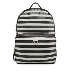 Plecak KARL LAGERFELD. Czarne plecaki KARL LAGERFELD, bez wzorów, bez dodatków. Za 369.99 zł.