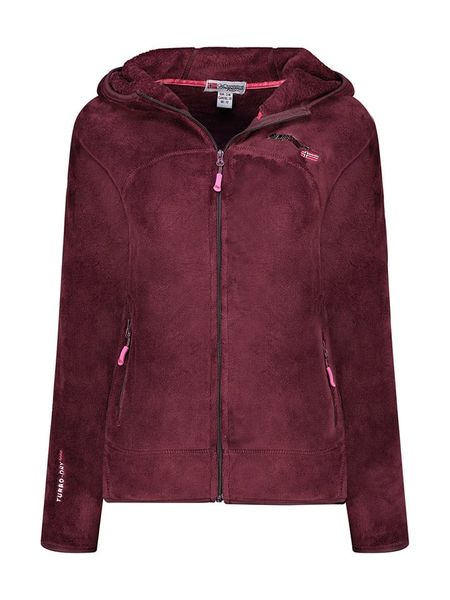 ANAPURNA Kurtka polarowa "Uternel" w kolorze ciemnoczerwonym rozmiar: S. Czerwone kurtki ANAPURNA, s, bez wzorów, z polaru, bez kaptura. Za 91.56 zł.