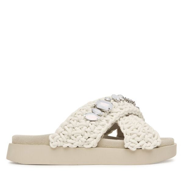 Klapki Inuikii. Białe klapki Inuikii, bez wzorów, bez obcasa, bez zapięcia. Za 899.99 zł.