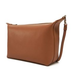 Torebka Furla. Brązowe listonoszki Furla, bez wzorów, bez dodatków. Za 689.99 zł.