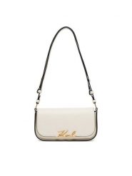 KARL LAGERFELD Torebka A1W30039 Écru. Listonoszki KARL LAGERFELD, bez wzorów, ze skóry, bez dodatków. Za 839.99 zł.