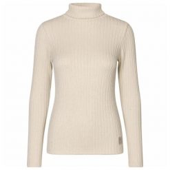 Sweter damski Kingsland Vikula. Białe swetry KINGSLAND, na zimę, bez wzorów, bez ramiączek. Za 445.50 zł.