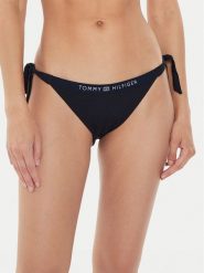 Tommy Hilfiger Dół od bikini UW0UW05260 Granatowy. Niebieskie bikini Tommy Hilfiger, bez wzorów, z syntetyku. Za 109.99 zł.