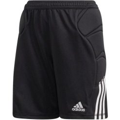 Spodenki bramkarskie dla dzieci adidas Tierro Goalkeeper Shorts Junior FS0172. Czarne szorty adidas, bez wzorów, sportowe. Za 99.00 zł.