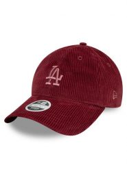 New Era Czapka z daszkiem Los Angeles Dodgers Cord 9Twenty 60595359 Bordowy. Czerwone czapki z daszkiem New Era, bez wzorów, z bawełny. Za 109.99 zł.