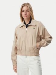 Lacoste Kurtka przejściowa BF5305 Beżowy Relaxed Fit. Brązowe kurtki Lacoste, bez wzorów, bez kaptura. Za 1,209.00 zł.