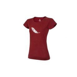 Koszulka damska Ocun Classic T Organic Feather. Czerwone t-shirty sportowe Ocun, bez wzorów, bez ramiączek, wspinaczkowe. Za 130.99 zł.