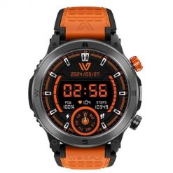 Smartwatch Weofly Conquer pomarańczowy. Brązowe smartbandy WEOFLY. Za 171.99 zł.
