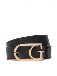 Guess Pasek Damski BW9200 P5135 Czarny. Czarne paski Guess, z aplikacjami, ze skóry. Za 219.99 zł.