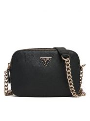 Guess Torebka Noelle II HWZG96 72140 Czarny. Czarne kopertówki Guess, z aplikacjami, ze skóry, wizytowe, bez dodatków. Za 379.99 zł.