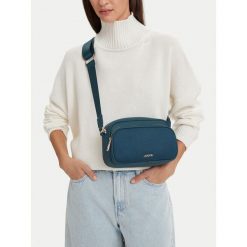 Torebka Lasocki. Niebieskie listonoszki Lasocki, bez wzorów, bez dodatków. Za 189.99 zł.