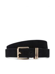Tommy Hilfiger Pasek Th Square 2.5 Nb AW0AW19143 Czarny. Czarne paski Tommy Hilfiger, bez wzorów, ze skóry. Za 229.99 zł.