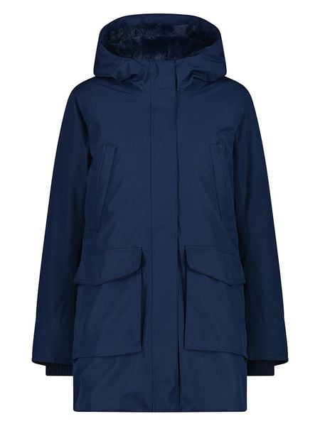 CMP Parka w kolorze granatowym rozmiar: 34. Niebieskie płaszcze CMP, m, bez wzorów, bez kaptura. Za 404.95 zł.