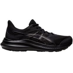 Buty do biegania Asics Jolt 4 1012B421 001 czarne. Czarne buty do biegania bez wzorów, z materiału, bez zapięcia, do biegania. Za 410.41 zł.