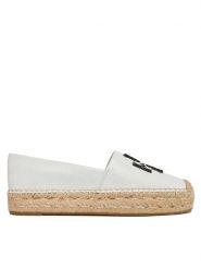 Tory Burch Espadryle Ines 144346 Biały. Białe espadryle Tory Burch, bez wzorów, ze skóry, bez obcasa. Za 1,979.00 zł.