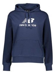 New Balance Bluza "Essentials" w kolorze granatowym rozmiar: S. Niebieskie bluzy New Balance, s, bez wzorów, z bawełny, bez ramiączek, z kapturem. Za 152.26 zł.