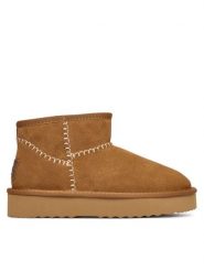 Pepe Jeans Śniegowce Dissy Etnic W PLS500004 Brązowy. Brązowe śniegowce Pepe Jeans, bez wzorów, z jeansu, bez zapięcia. Za 369.99 zł.