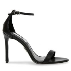 Sandały Steve Madden. Czarne sandały Steve Madden, bez wzorów, bez obcasa, na szpilce, bez zapięcia. Za 259.99 zł.