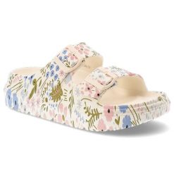 Klapki damskie Laura Vita, na platformie dwa regulowane paski lekka podeszwa komfortowy fason casualowy styl, beżowe, 01 LTY25-001. Brązowe klapki LAURA VITA, bez wzorów, bez obcasa, na platformie, bez zapięcia. Za 149.00 zł.