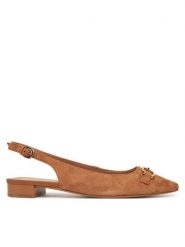 Geox Czółenka Giselda15 D55YUE 00021 C6001 Brązowy. Brązowe czółenka Geox, bez wzorów, ze skóry, bez obcasa, bez zapięcia. Za 289.99 zł.