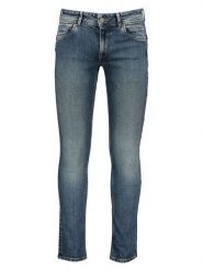 Pepe Jeans Dżinsy - Slim fit - w kolorze niebieskim rozmiar: W32/L32. Niebieskie jeansy Pepe Jeans, l, z aplikacjami, z jeansu, klasyczne. Za 259.95 zł.