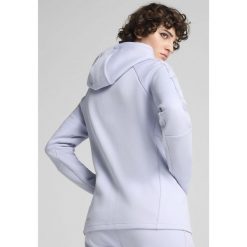 Damska rozpinana bluza z kapturem EVOSTRIPE PUMA Cool Weather Blue. Niebieskie bluzy Puma, s, bez wzorów, sportowe, bez ramiączek, z kapturem. W wyprzedaży za 219.00 zł.
