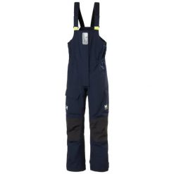 Damski kombinezon pływacki Helly Hansen Pier 4.0 Bib. Niebieskie kombinezony Helly Hansen, l, bez wzorów, z materiału, bez kołnierzyka, bez ramiączek. Za 912.50 zł.
