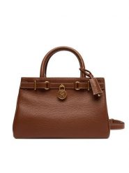 Tommy Hilfiger Torebka American Icon Mini Tote Leather AW0AW17926 Brązowy. Brązowe torebki klasyczne Tommy Hilfiger, bez wzorów, ze skóry, bez dodatków. Za 1,099.00 zł.