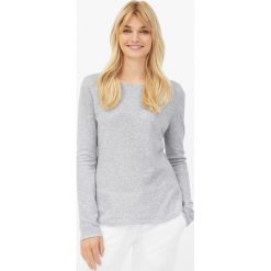 KASZMIROWA SZARA BLUZKA JUVIA. Szare bluzki Juvia, s, bez wzorów, z bawełny, bez kołnierzyka, bez ramiączek. W wyprzedaży za 670.00 zł.