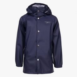 Kurtka przeciwdeszczowa turystyka junior Swedemount Väderöarna Coat wodoodporna. Niebieskie kurtki SWEDEMOUNT, m, bez wzorów, młodzieżowe, bez kaptura. Za 199.99 zł.